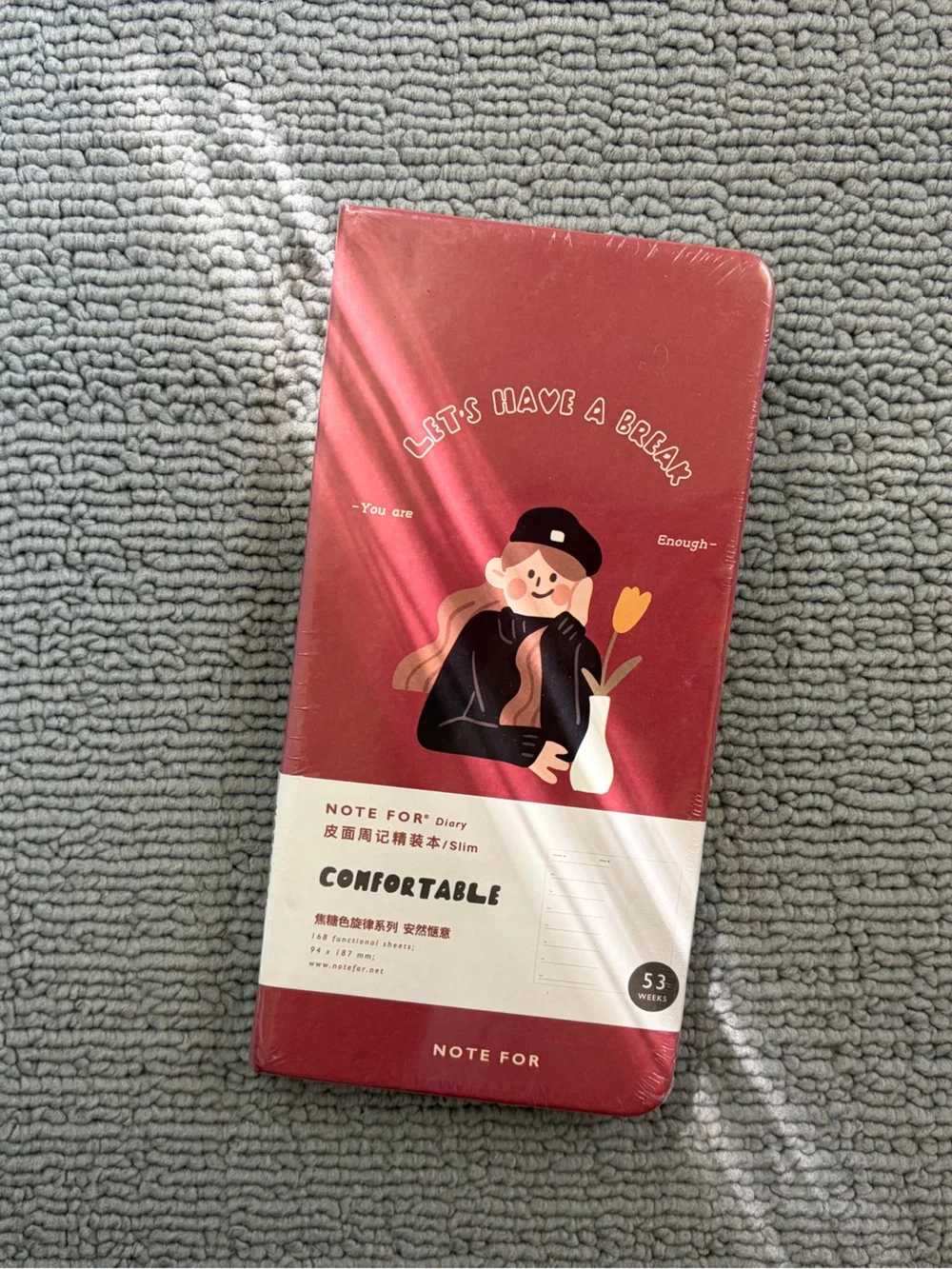 Weeks Planner / Notebook (NEW, Undated Page)